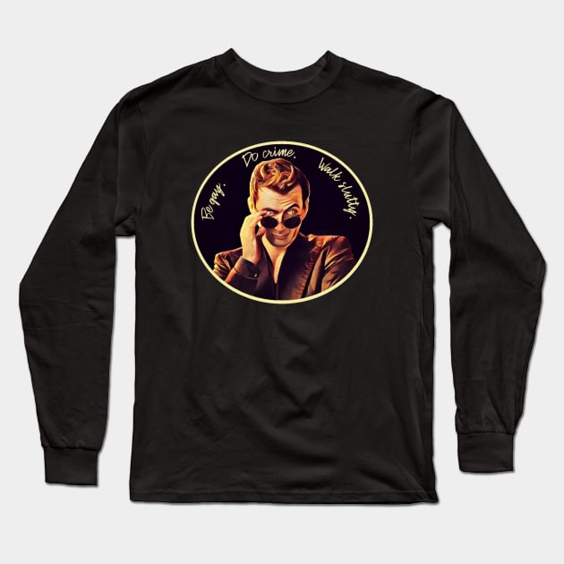 Crowley fanart Long Sleeve T-Shirt by TheisDeschain